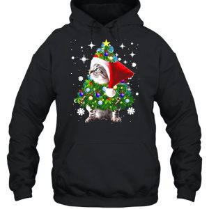 Cats Christmas Tree Ornament Decor Sweater T shirt 5