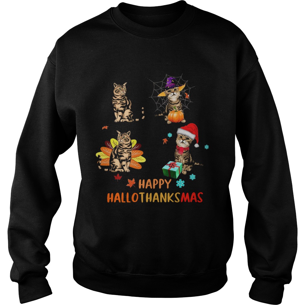 Cats Happy Hallothanksmas shirt Cats Happy Hallothanksmas shirt