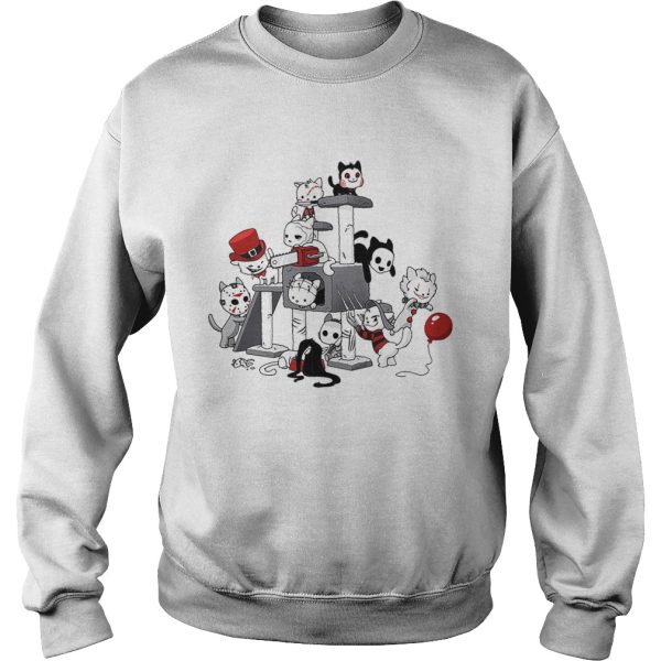 Cats horror Halloween shirt