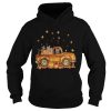 Cats pumpkin car halloween shirt