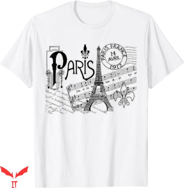 C’est La Vie Paris T-Shirt Vintage Eiffel Tower Paris TShirt