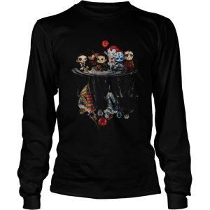 Chibi Horror Movies Characters Reflection Halloween shirt