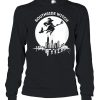 Chicago Windy City Southside Witch Flying Moonlight Skyline shirt