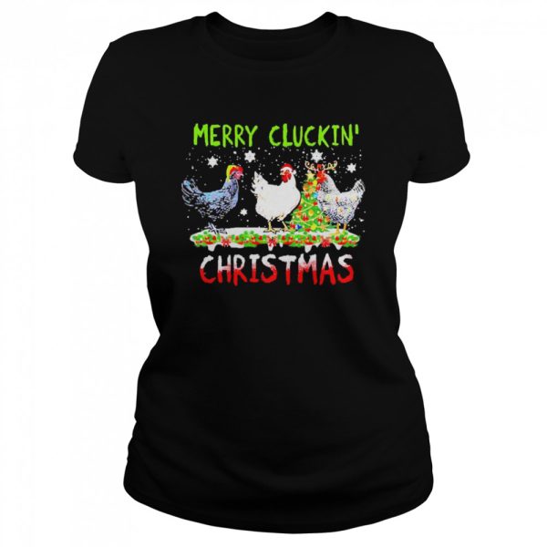 Chicken Christmas Merry Cluckin Christmas Sweater Shirt