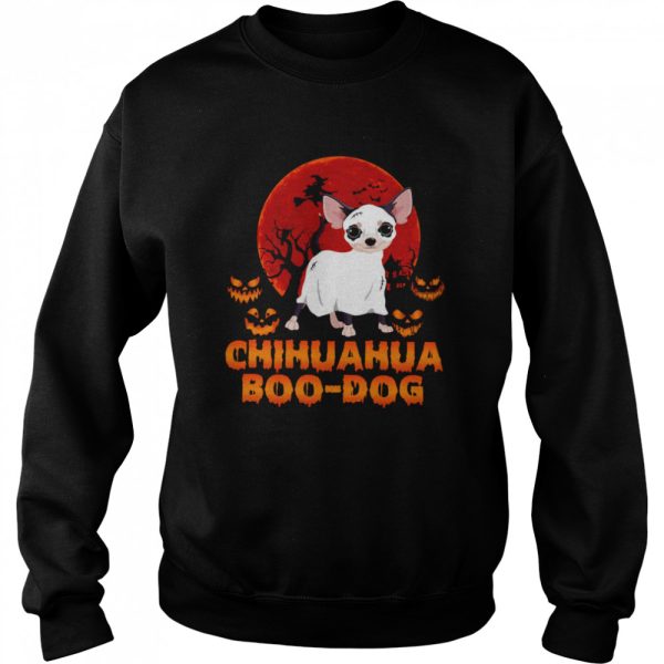 Chihuahua boo dog halloween shirt