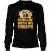 Chillin With My Creeps Funny Halloween Quarantine shirt
