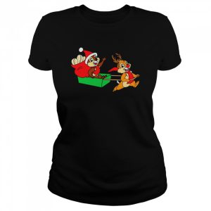 Chip And Dale On A Christmas Sleigh shirt