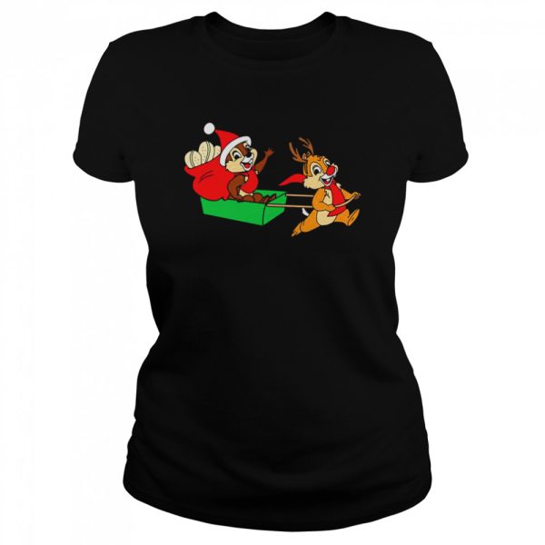 Chip And Dale On A Christmas Sleigh shirt