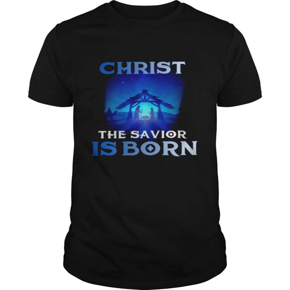 Christ the savior is born shirt Christmas begins with christ shirt Christ the savior is born shirt Christmas begins with christ shirt