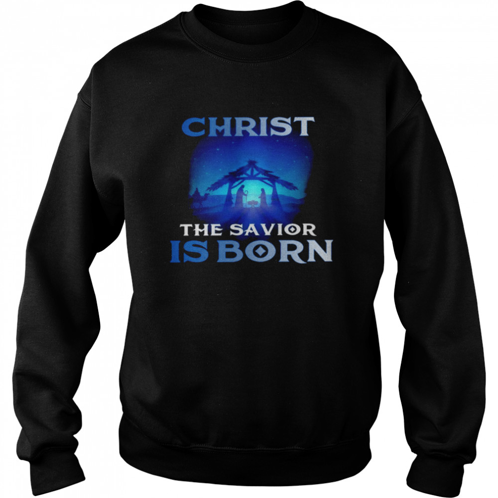 Christ the savior is born shirt Christmas begins with christ shirt Christ the savior is born shirt Christmas begins with christ shirt