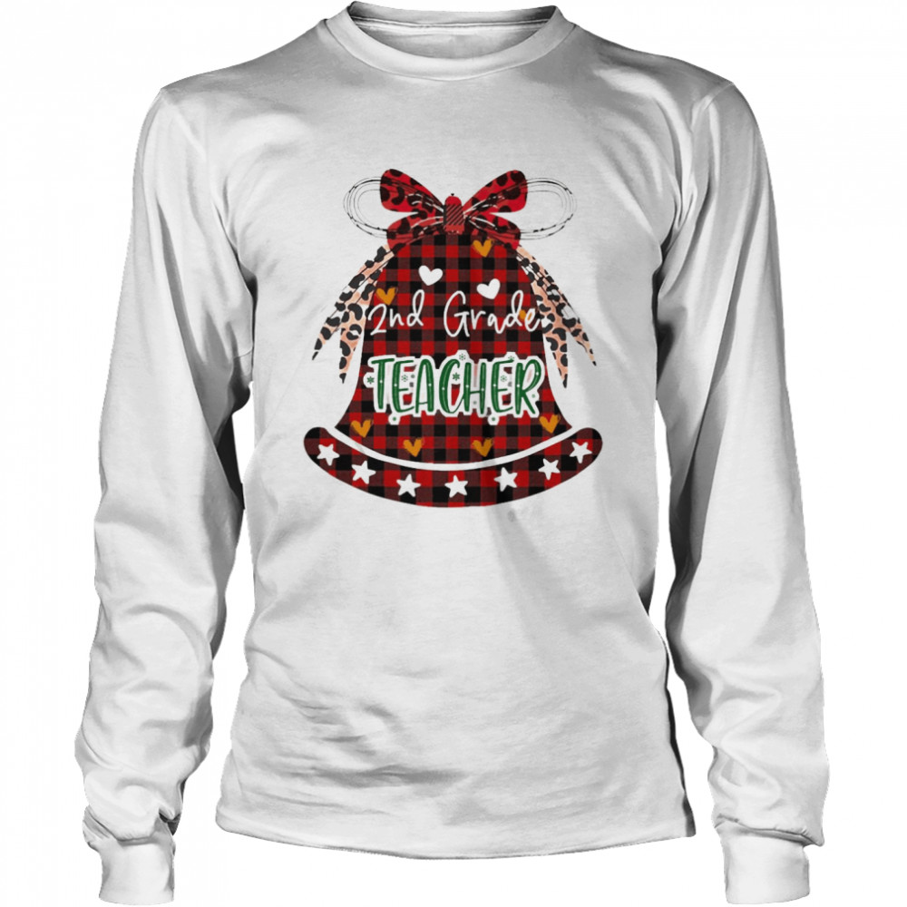 Christmas Bell 2nd Grade Teacher Sweater Shirt Christmas Bell 2nd Grade Teacher Sweater Shirt