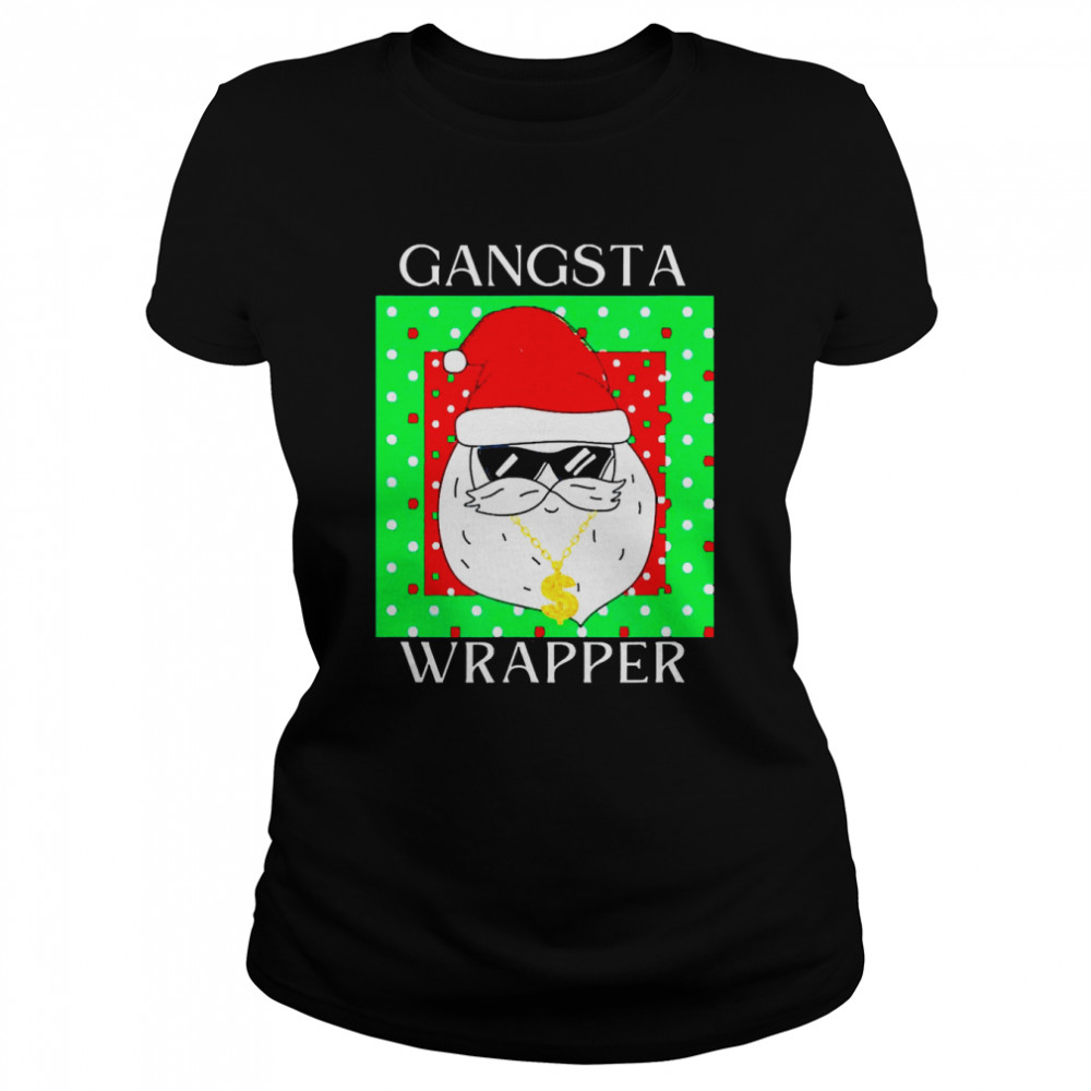 Christmas Gangsta Wrapper Santa Shirt Christmas Gangsta Wrapper Santa Shirt
