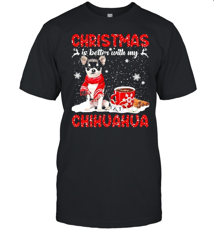 Christmas Is Better With My Black Chihuahua Dog Sweater Shirt Christmas Is Better With My Black Chihuahua Dog Sweater Shirt