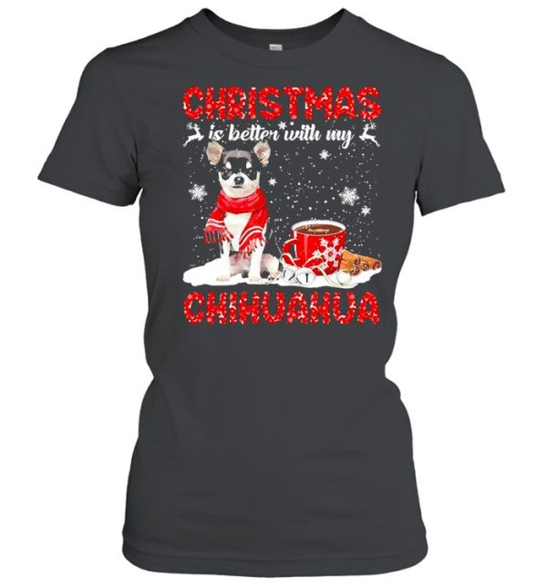 Christmas Is Better With My Black Chihuahua Dog Sweater Shirt