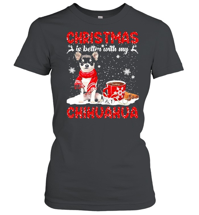 Christmas Is Better With My Black Chihuahua Dog Sweater Shirt Christmas Is Better With My Black Chihuahua Dog Sweater Shirt