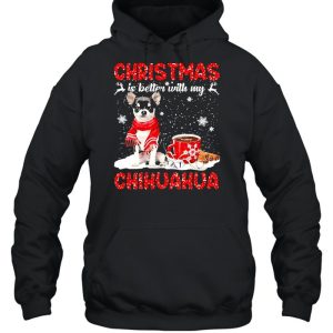 Christmas Is Better With My Black Chihuahua Dog Sweater Shirt 5