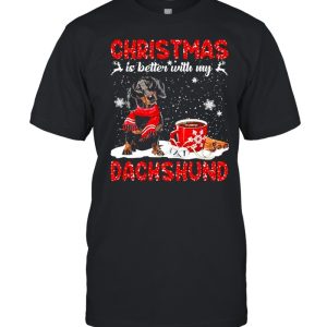 Christmas Is Better With My Black Dachshund Dog Sweater Shirt