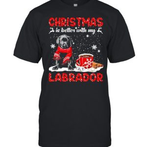 Christmas Is Better With My Black Labrador Pup Dog Sweater Shirt