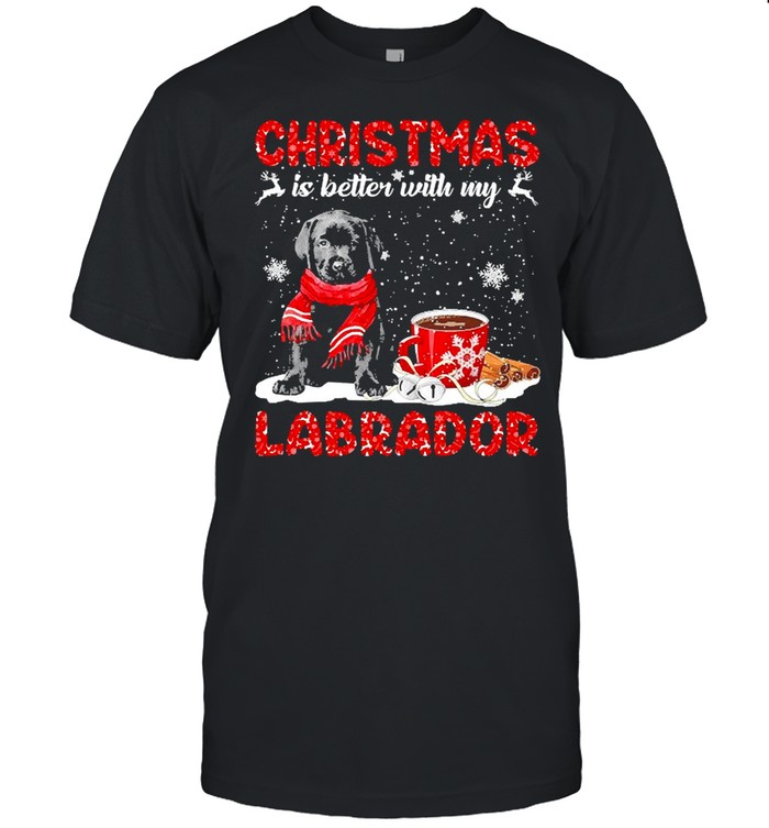 Christmas Is Better With My Black Labrador Pup Dog Sweater Shirt Christmas Is Better With My Black Labrador Pup Dog Sweater Shirt