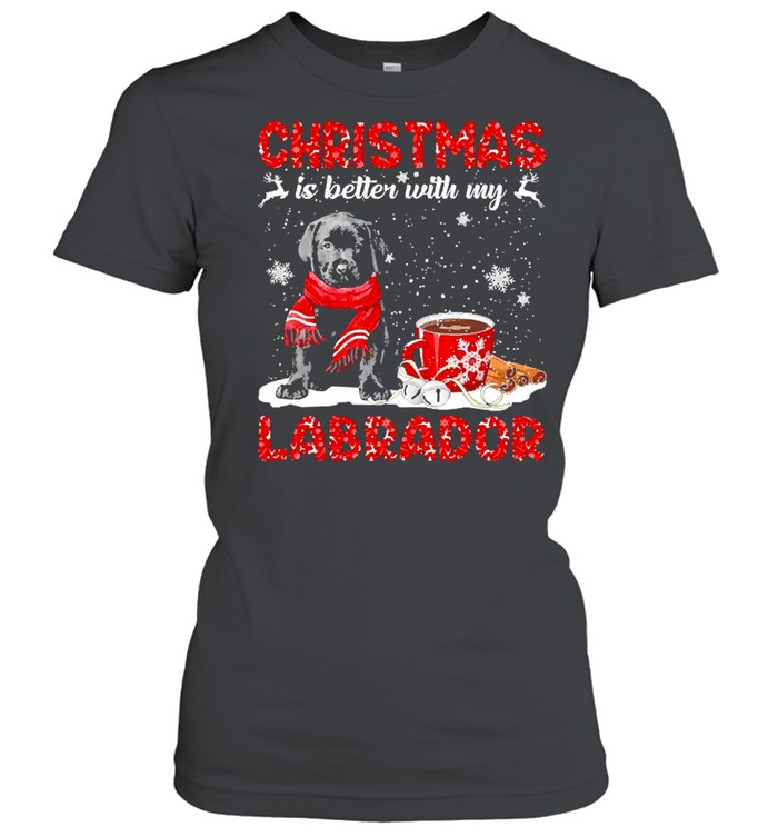 Christmas Is Better With My Black Labrador Pup Dog Sweater Shirt Christmas Is Better With My Black Labrador Pup Dog Sweater Shirt