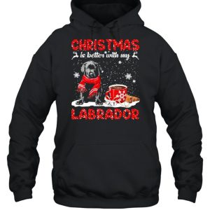 Christmas Is Better With My Black Labrador Pup Dog Sweater Shirt 5