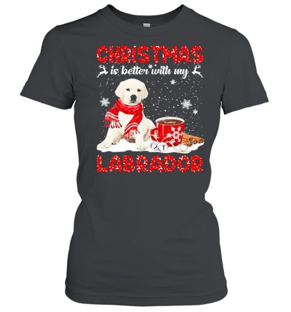 Christmas Is Better With My White Labrador Dog Sweater Shirt