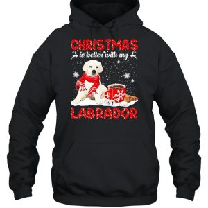 Christmas Is Better With My White Labrador Dog Sweater Shirt 5