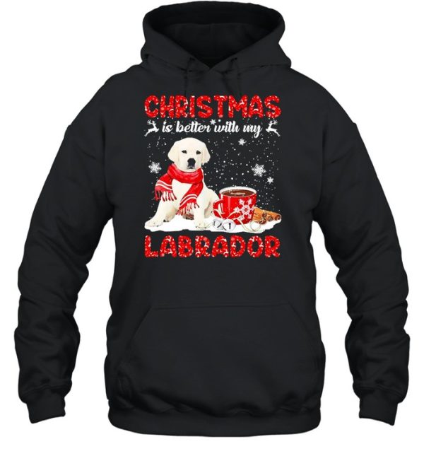 Christmas Is Better With My White Labrador Dog Sweater Shirt