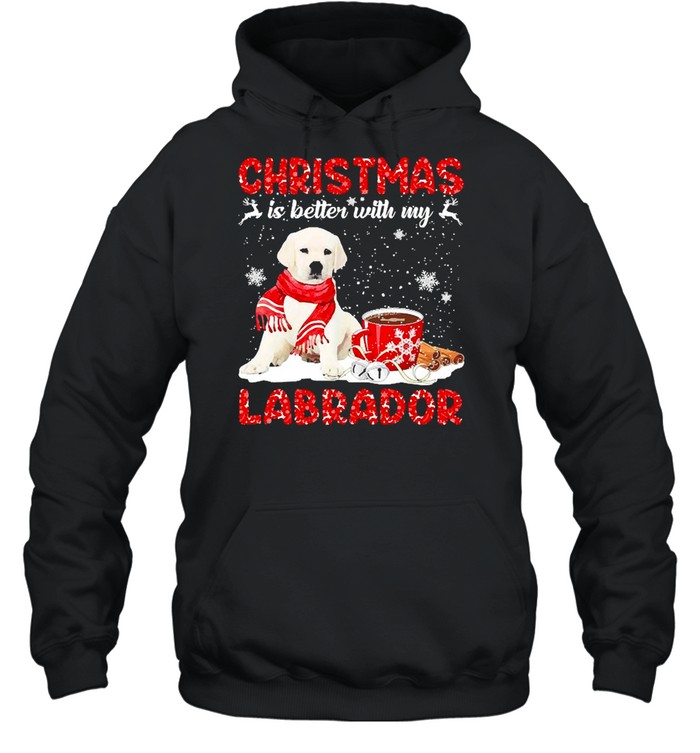 Christmas Is Better With My White Labrador Dog Sweater Shirt Christmas Is Better With My White Labrador Dog Sweater Shirt