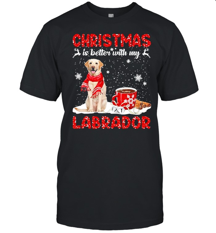 Christmas Is Better With My Yellow Labrador Dog Sweater Shirt Christmas Is Better With My Yellow Labrador Dog Sweater Shirt