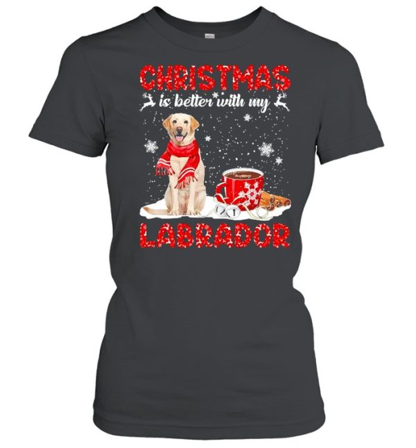 Christmas Is Better With My Yellow Labrador Dog Sweater Shirt
