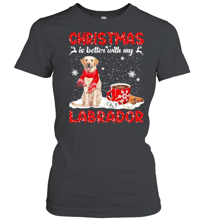 Christmas Is Better With My Yellow Labrador Dog Sweater Shirt Christmas Is Better With My Yellow Labrador Dog Sweater Shirt