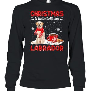 Christmas Is Better With My Yellow Labrador Dog Sweater Shirt 3