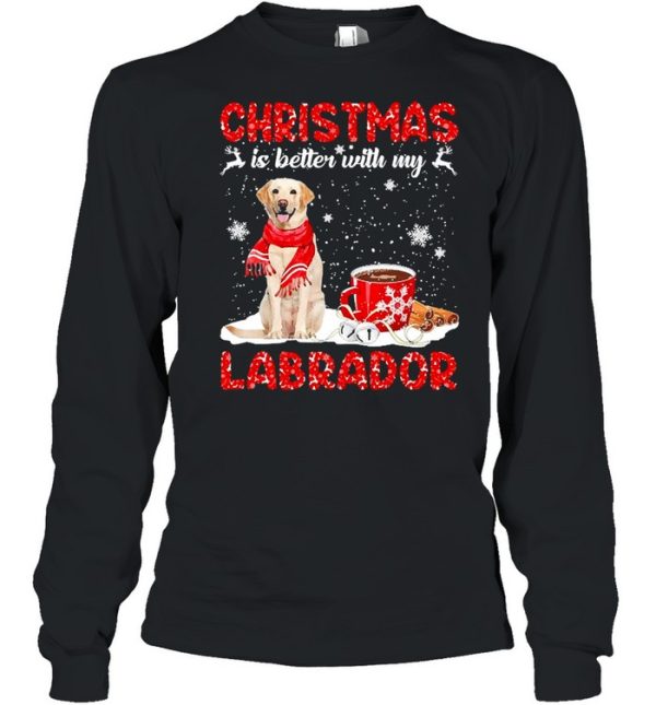 Christmas Is Better With My Yellow Labrador Dog Sweater Shirt