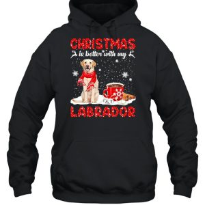 Christmas Is Better With My Yellow Labrador Dog Sweater Shirt 5