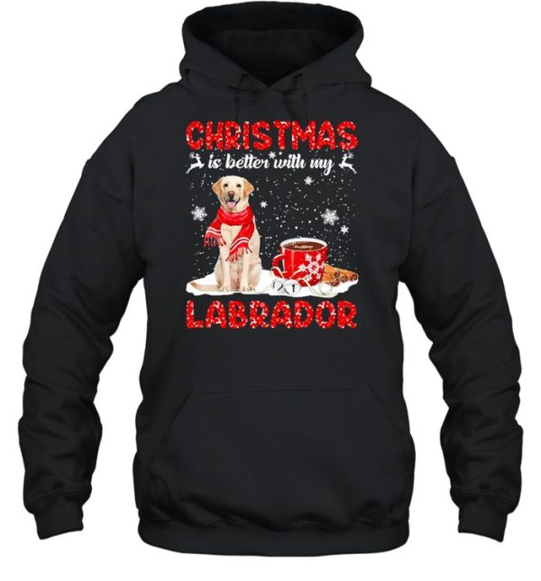 Christmas Is Better With My Yellow Labrador Dog Sweater Shirt