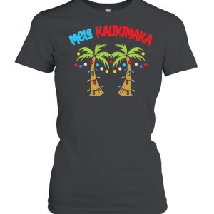 Christmas Mele Kalikimaka Santa Hawaiian T shirt 2