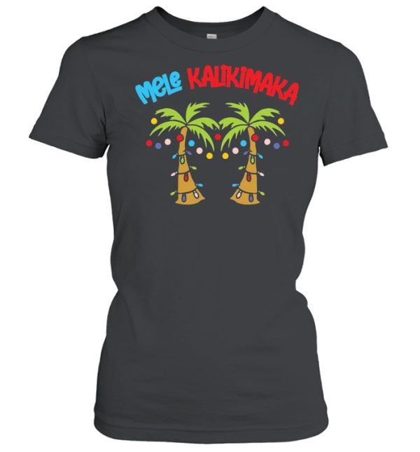 Christmas Mele Kalikimaka Santa Hawaiian T-shirt