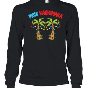 Christmas Mele Kalikimaka Santa Hawaiian T shirt 3