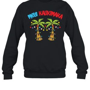 Christmas Mele Kalikimaka Santa Hawaiian T shirt 4