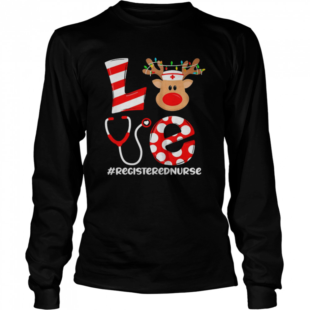 Christmas Nurse Love Registered Nurse Santa Reindeer Nurse Hat Elf Sweater Shirt Christmas Nurse Love Registered Nurse Santa Reindeer Nurse Hat Elf Sweater Shirt