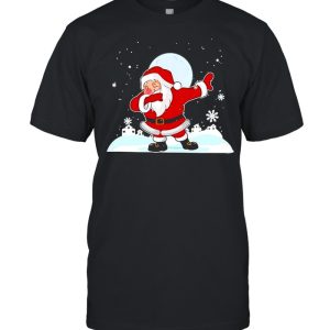 Christmas Santa Claus Dabbing Xmas Vacation Winter Holidays Sweater T-shirt
