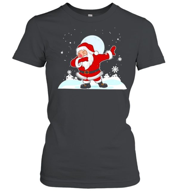 Christmas Santa Claus Dabbing Xmas Vacation Winter Holidays Sweater T-shirt