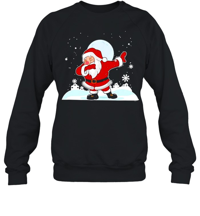 Christmas Santa Claus Dabbing Xmas Vacation Winter Holidays Sweater T-shirt Christmas Santa Claus Dabbing Xmas Vacation Winter Holidays Sweater T-shirt