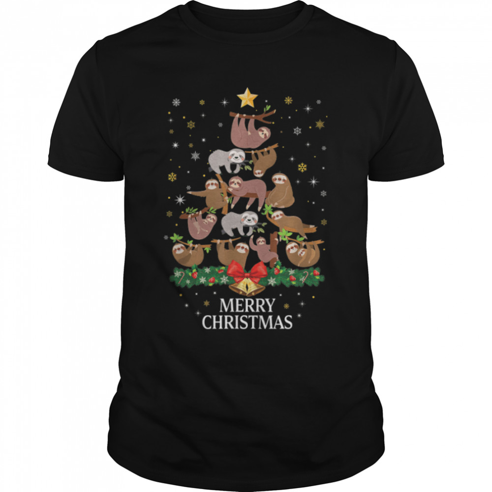Christmas Sloth Tree Design for Boys Girls Sloth Xmas T-Shirt Christmas Sloth Tree Design for Boys Girls Sloth Xmas T-Shirt