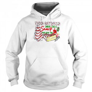 Christmas Tree Cakes torn between looking like a snack and eating one shirt 5