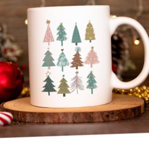 Christmas Trees Mug Holiday Gifts