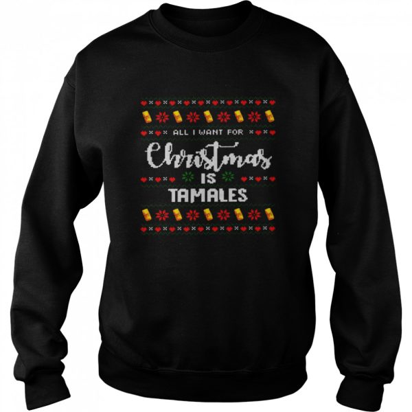 Christmas is tamales shirt
