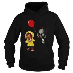 Chucky Pennywise dancing clown halloween shirt