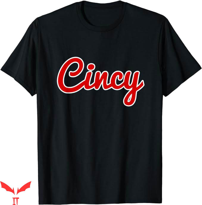Cincy T-Shirt Ohio Classic Red Script T-Shirt Trending Cincy T-Shirt Ohio Classic Red Script T-Shirt Trending